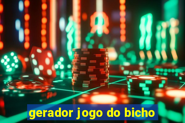 gerador jogo do bicho